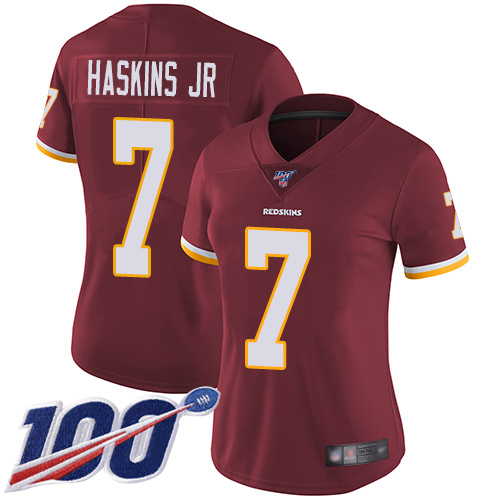 Washington Redskins Limited Burgundy Red Women Dwayne Haskins Home Jersey NFL Football 7